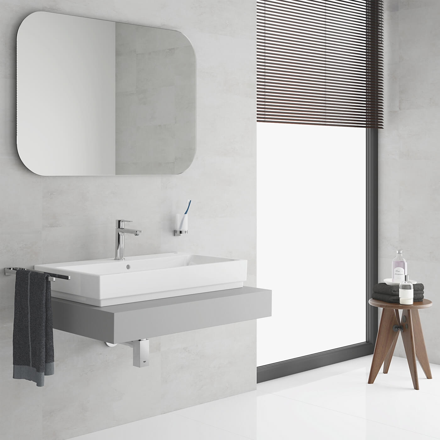 GROHE Ausstattung - Seinsheim - Exklusive barrierefreie 5-Familienvilla - Ein Immobilienprojekt von SGS Wohnbau